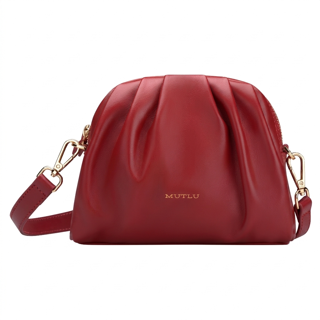 MARTI ROJO (correa larga ajustable + asa corta)