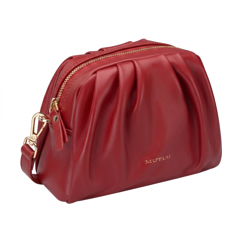 MARTI ROJO (correa larga ajustable + asa corta)