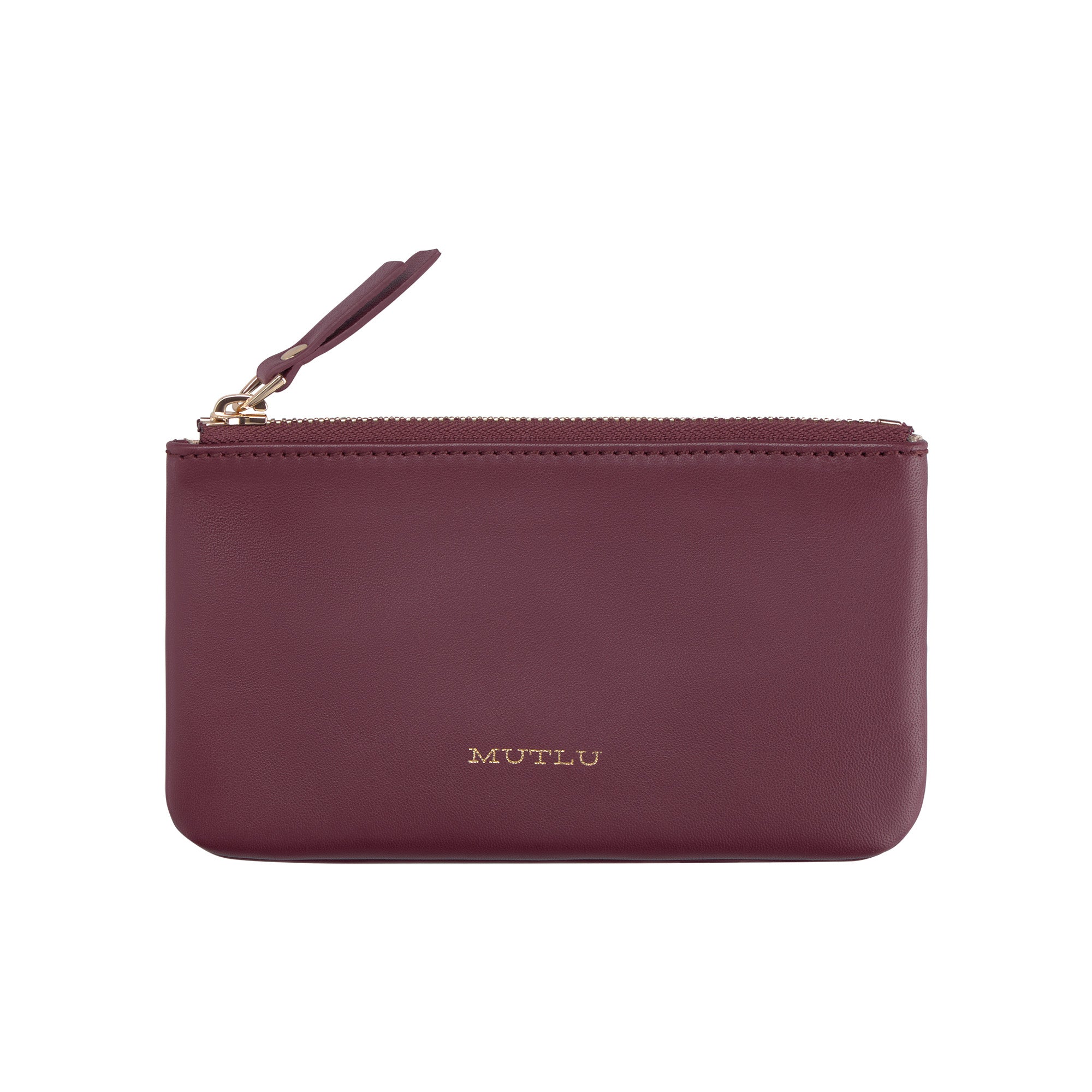 CARTERA DE PIEL BORDÓ