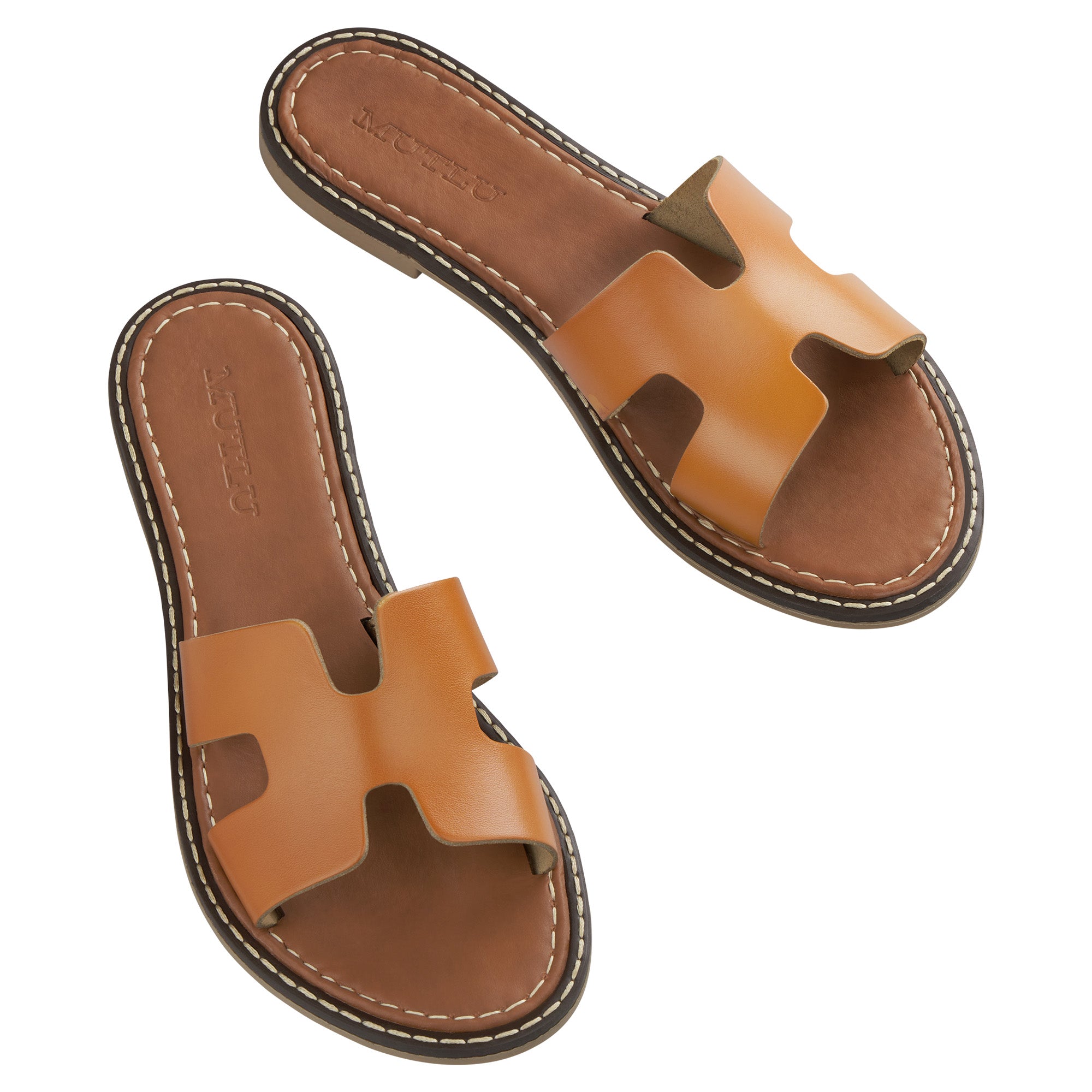 SANDALIA PIEL MARRÓN